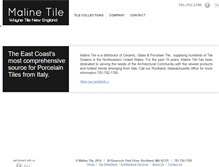 Tablet Screenshot of malinetile.com